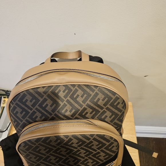 Fendi Diagonal FF Logo Men's Backpack NWT - Picture 6 of 11